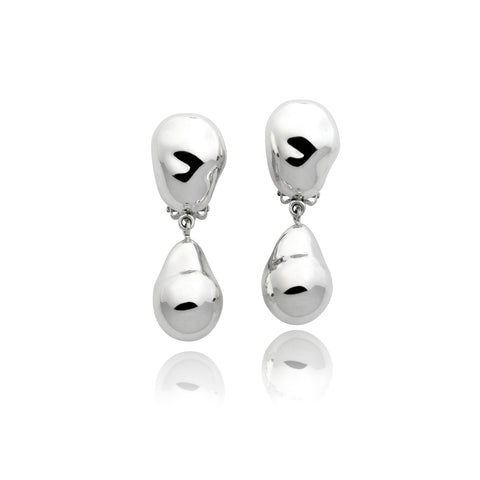 Large Baroque Pearl Drop Earrings