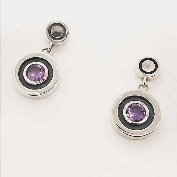 Gemstone SpiralZ Earrings with Gemstones