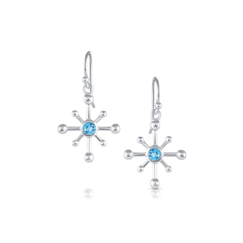 Satellite Drop with Gemstone Earring