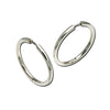 Large Snap Hoop Earrings