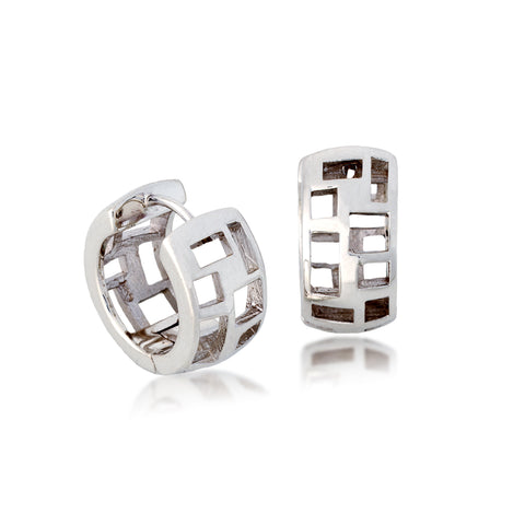 Windows Snap Hoop Earrings