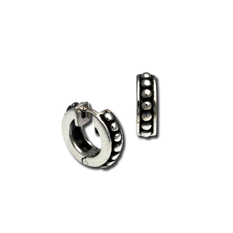 Small Thin Bead Snap Hoop