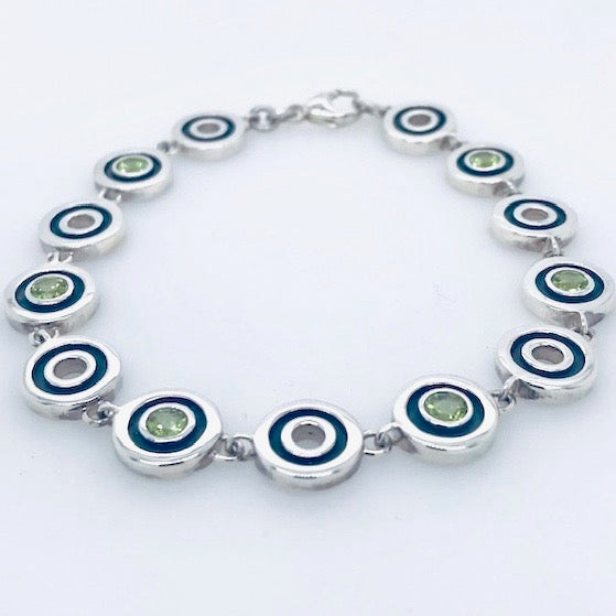 Mini SpiralZ Gemstone Bracelet