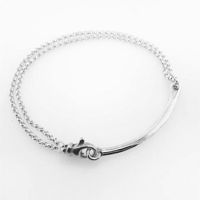 Sculptured Bar Bracelet