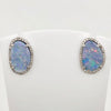 Opal and Diamond Gold Earrings