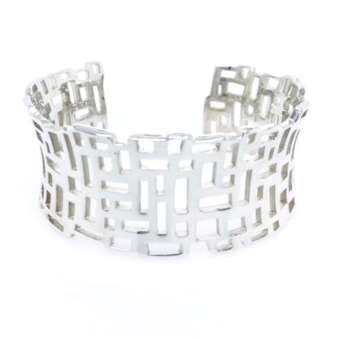 Wide Ventana Cuff Bracelet
