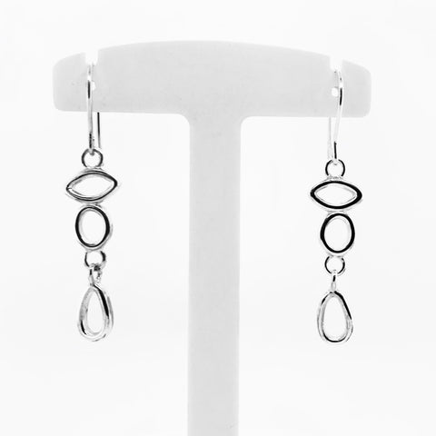 Mini Touchstone Drop Earrings