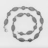 Oxidized Oval Link Necklace