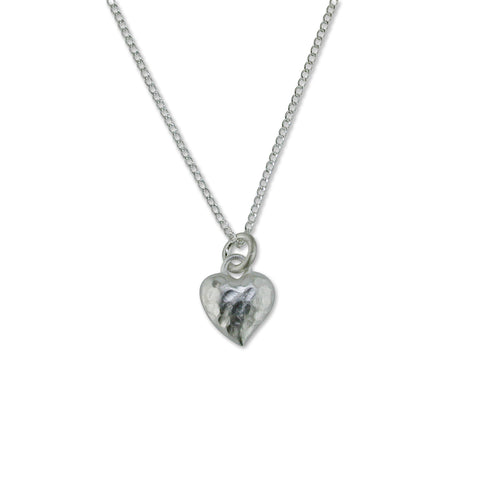 Hammered Heart Pendant