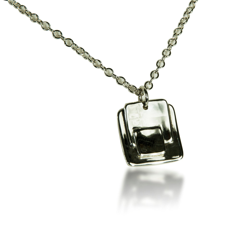 Stacked Squares Pendant
