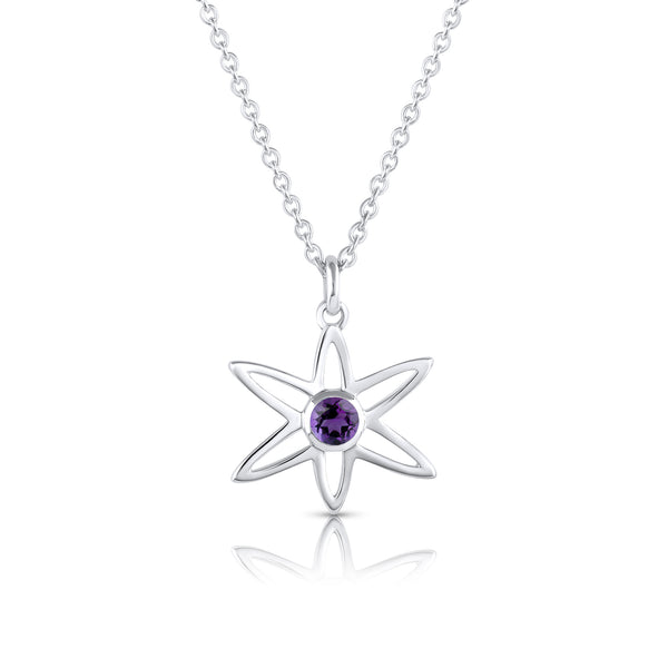 Galaxy Drop Pendant with Gemstone