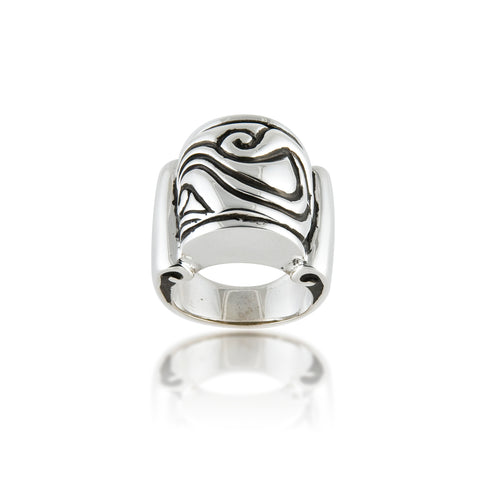 Classic Swirl 'Arch' Ring
