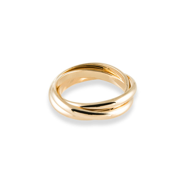 Classic Rolling Ring in 14K Gold